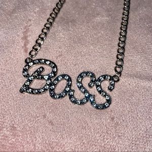 “Boss” Bling Necklace